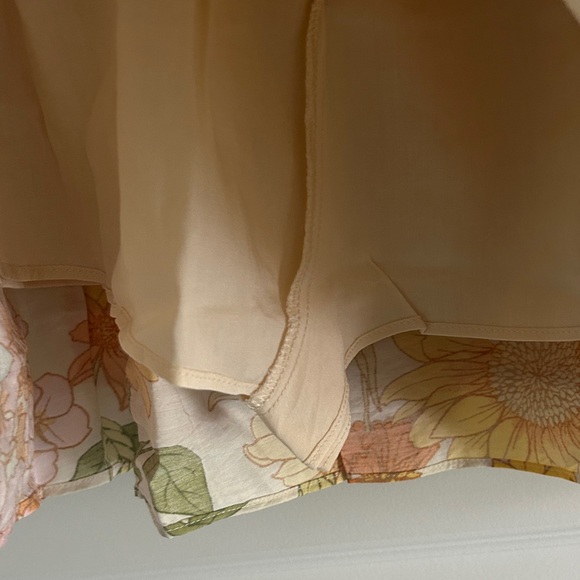 Anthropologie Dress Forum fairy smocked Sunflower skirt skort size small - Picture 3 of 5